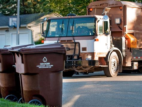 Granger trash - Granger Waste Services offers curbside recycling with every other week pick-up. If you are a City of Grand Ledge resident and current Granger Waste customer, you can receive curbside …